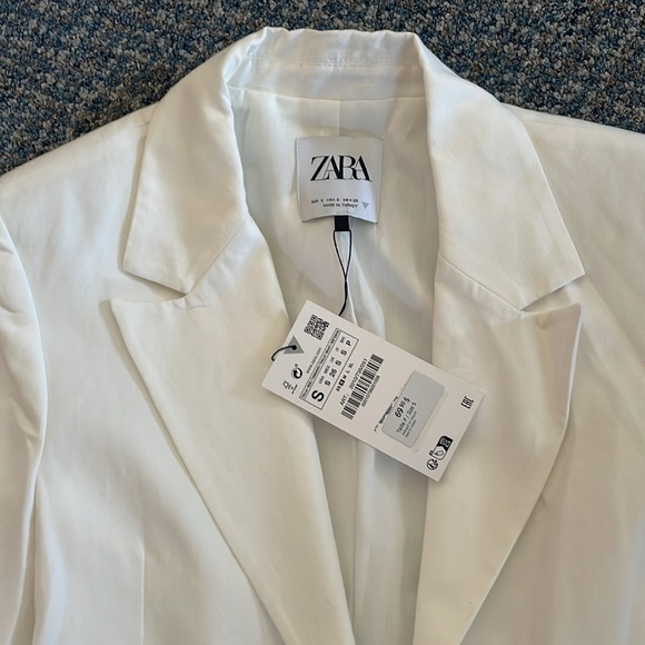 Zara linen cropped blazer - Picture 3 of 3